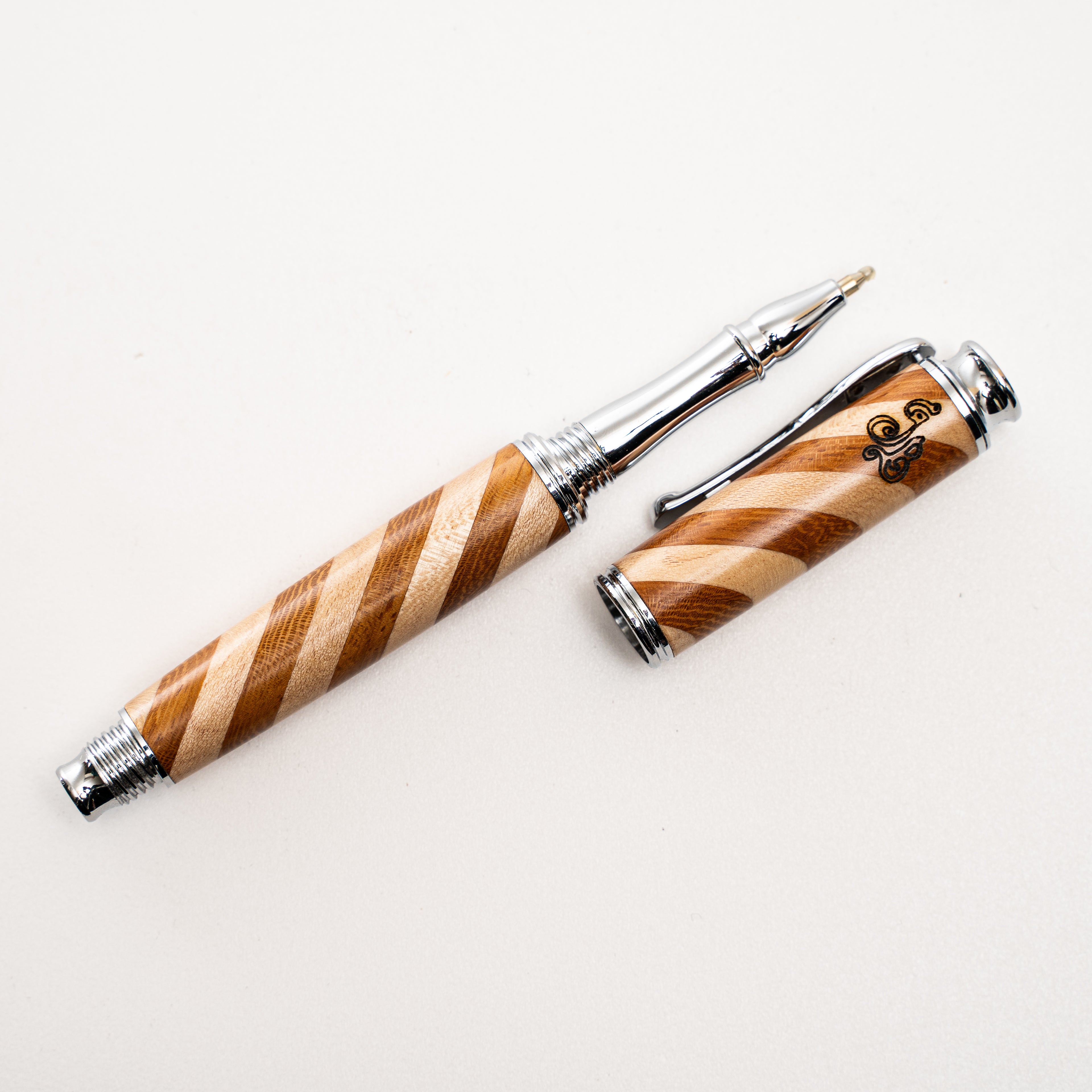 Penna Roller a Spirale Bicolore