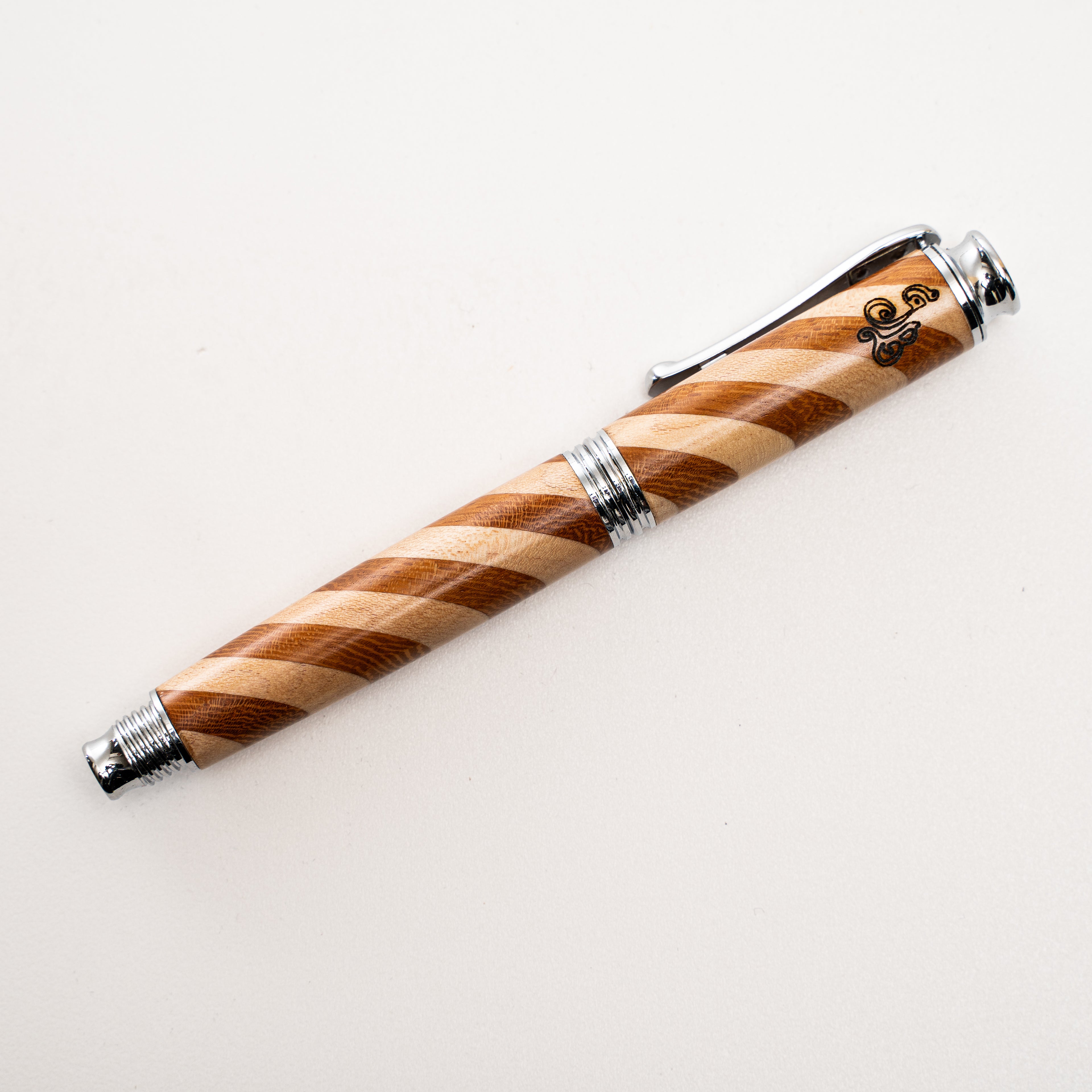 Penna Roller a Spirale Bicolore