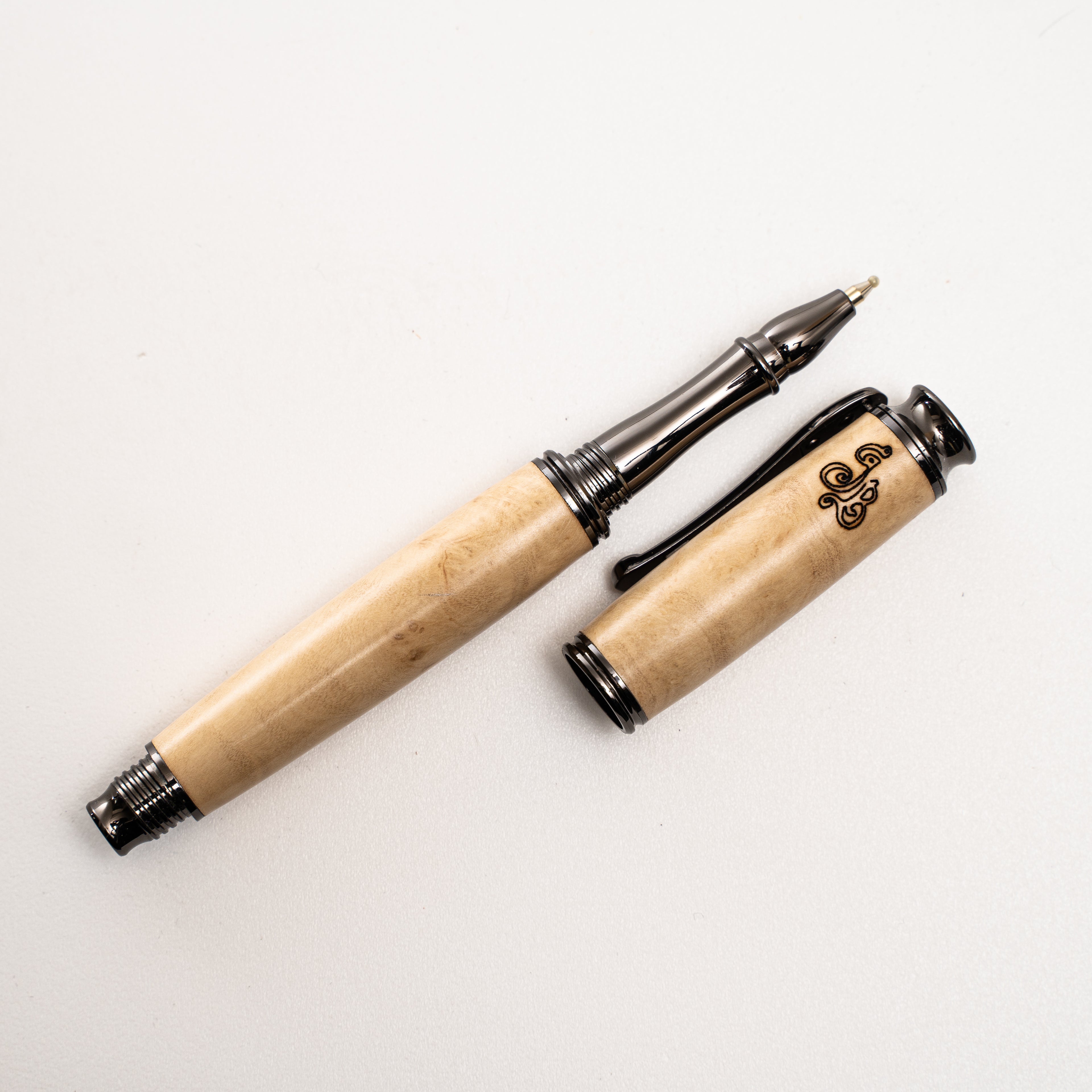 Penna Roller in legno chiaro