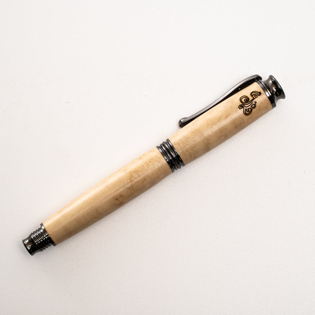 Penna Roller in legno chiaro