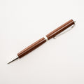 Penna Slim Marrone Scuro Gunmetal