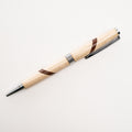 Penna in legno Bicolore Argento