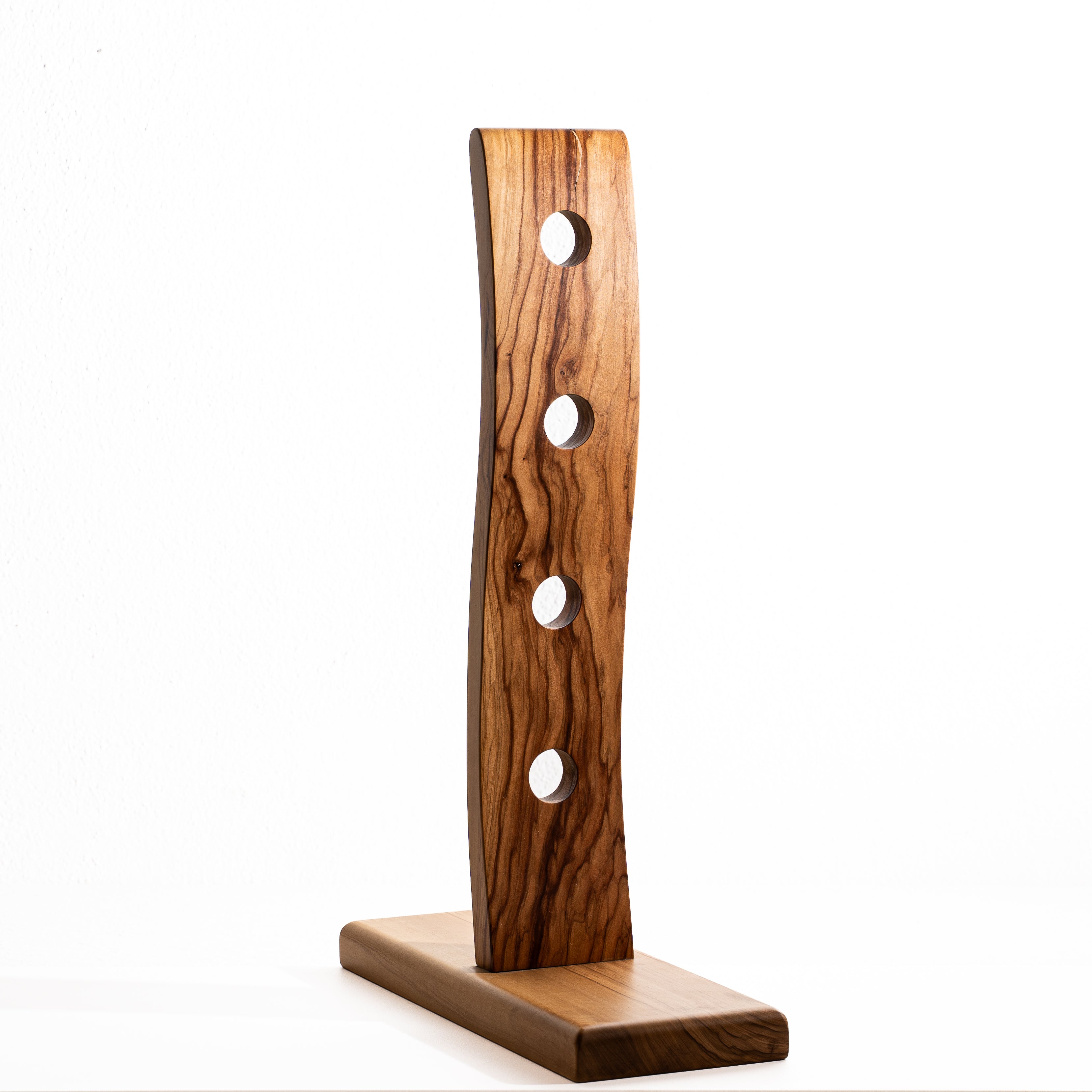 Portabottiglie da Vino ad arco in Legno - 4 Bottiglie
